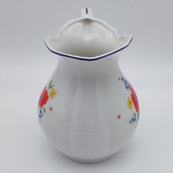 Lorrie Design Small Floral Pitcher and Bowl Japan - Picture 4 of 15